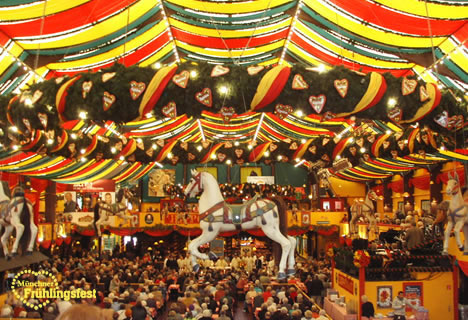 Reservierung Tische im Festzelt - Fr&uuml;hlingsfest M&uuml;nchen